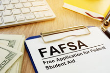 fill out FAFSA application