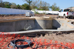 in-ground swimming pool installation