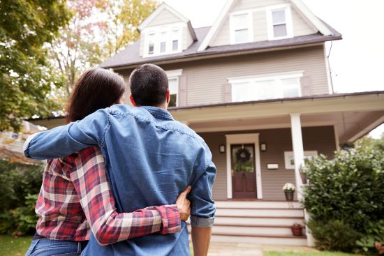 couple buying home